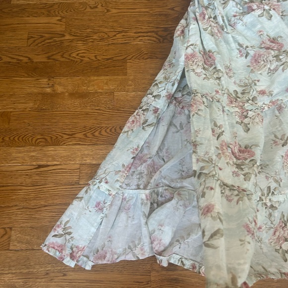 V. Chapman Cream Strapless Sundress for Weddings - Picture 4 of 10